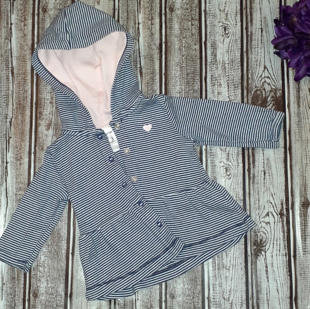 Carter's hoodie jacket cardigan